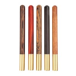 Stylo à bille Vintage en bois stylo à bille en laiton capuchon en métal papeterie fournitures
