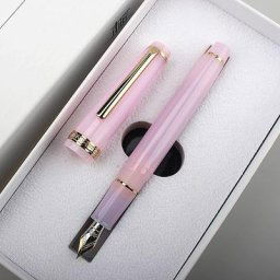 Jinhao-Stylo plume en acrylique série 82 plume F fournitures scolaires et de bureau stylos à