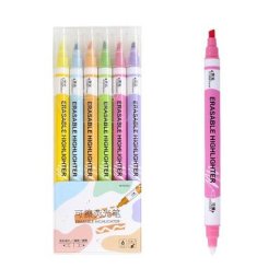 Surligneurs effaçables Fluorwisdom Marker Pen Tourist-End for Kids Student Card Executive