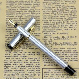 Baoer – stylo-plume métallique en acier inoxydable 801 pointe moyenne pour écriture de bureau