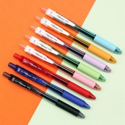 Pentel – stylo à Gel liquide énergel-x BLN105 0.5mm encre noire corps couleurs noir bleu vert