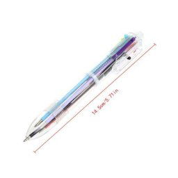 Stylos à bille multicolores pour étudiants papeterie de bureau 6 couleurs en 1