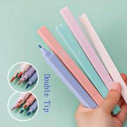 Stylos surligneurs à double pointe ensemble de marqueurs de documents Kawaii Candy fournitures de