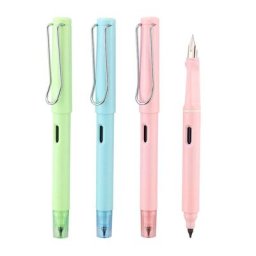 Stylo-plume éternel caché multi-usages 2022 Design plume Sacs d'encre amovibles et rechargeables
