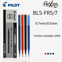12 Pilote Frixion effaçable tous les jours ills 0.5/0.7mm BLS-FR7/BLS-FR5 pour stylos gel