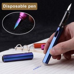Stylo plume thermique effaçable avec cartouche d'encre fournitures scolaires et de bureau