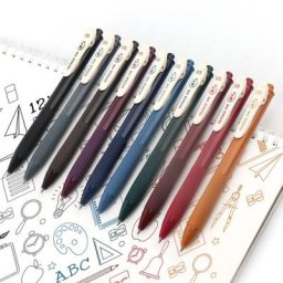 Stylos à encre gel à séchage rapide avec pointe de 0 5 mm fourniture vintage pour journal idéal en