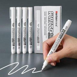 Stylo marqueur blanc pour peinture à l'alcool étanche à l'huile pour pneus Graffiti Gel