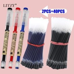Ensemble de stylos à encre gel pour étudiants fournitures scolaires et de bureau stylo d'écriture