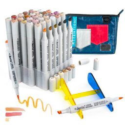 Arrtx – stylo marqueur pour croquis 36 couleurs tons de peau à Double tête à base d'alcool