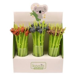 Stylo gel créatif pour enfants figurine d'ours koala réaliste 0.5mm signature quotidien