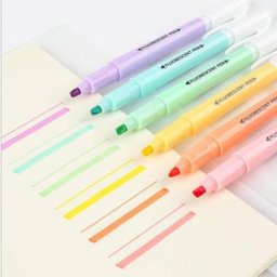 Surligneur structurels ent à double tête pour étudiant stylo à dessin pastel fournitures scolaires