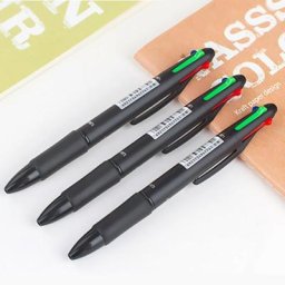 Stylo à bille rétractable de type poussoir multicolore stylo à bille multifonction adapté pour