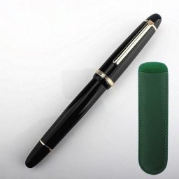 JinHao – stylo plume X850 en métal noir avec convertisseur pour cadeaux de bureau d'école