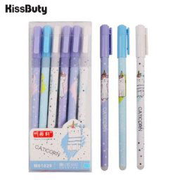 Nairobi Orn-Stylo gel effaçable avec poignée lavable encre bleue et noire recharge la plus