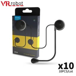 VR Robot-Casque de moto M5H Bluetooth 5.0 ultra fin écouteur sans fil mains libres assistant