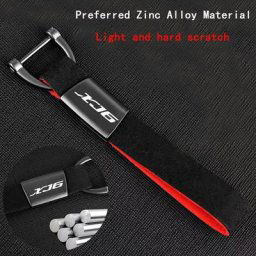 Porte-Clés de Moto en Alliage de Zinc et Cuir Suédé Logo Personnalisé Accessoires pour Yamaha XJ6N