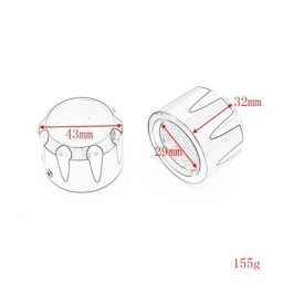 Couvercle de capuchon d'essieu avant de moto pour Harley Touring Electra Glide Softail Dyna Street