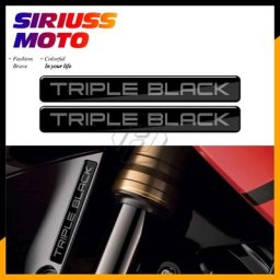 Coque triple autocollante noire en résine 3D décalcomanies pour BMW Hurrad F700GS F800GS Fenecute