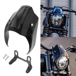Carénage de phare avant de moto noir pour Harley Softail Street Bob FXBB FXBBS 2018-2021