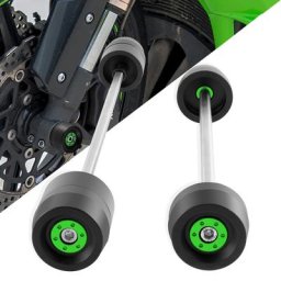 Pour Kawasaki ZX-6R ZX6R NSilk a636 Ninja 636 2009-2021 Moto Avant Arrière Essieu Curseurs Roue