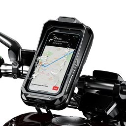 Support de téléphone portable à guidon étui étanche pour moto et vélo Rotation à 360 degrés pour