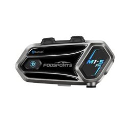Fodsports-oreillette Bluetooth M1-S AIR moto appareil de communication pour casque Intercom BT