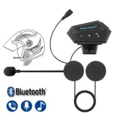 Casque de moto sans fil kit d'appel mains libres stéréo Bluetooth étanche lecteur de musique