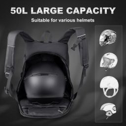 Sac à dos étanche pour casque de moto sac à dos Casting Stripe grande capacité accessoires de