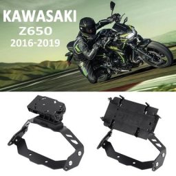 Support de Téléphone Avant pour Moto Kawasaki Z650 Z 650 Plaque de Navigation GPS USB 2016-2019