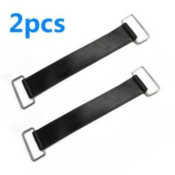 Sangle de support de batterie en caoutchouc pour moto Honda ceinture en fibre 18-23cm 2 pièces