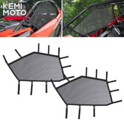 KEMIMOTO-UTV RZR Stores Filets de fenêtre droite Nylon Roll Jos Mesh Guard Compatible avec ycin is