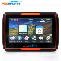 Fodsports – navigateur GPS pour moto 4.3 pouces bluetooth pour voiture étanche IPX7 cartes