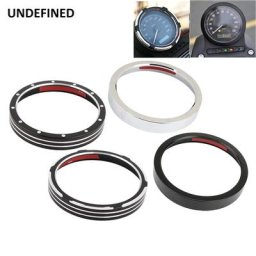 Anneau de garniture de lunette de compteur de vitesse de moto en aluminium Harley Sportster 883
