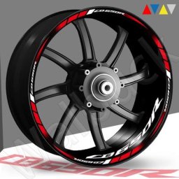Autocollant réfléchissant pour moto Honda cb 650r décoration armature en acier accessoire étanche