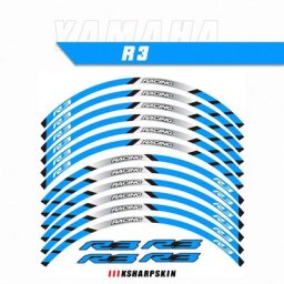 Autocollant adhésif réfléchissant pour Yamaha YZF R3 accessoires d'équipement de course de moto