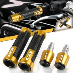 Poignées de moto course au bout du guidon 22mm 7/8 ""pour Honda Hornet 900 2002-2006 Hornet 600