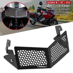 Couvercle de Protection de Refroidisseur d'Huile de Moto Grille de Carénage Avant Évent Religieux