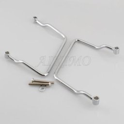 Barre de support de sacoche de dégager chromée support rapide Yamaha V Star XVS 1100 Dragstar