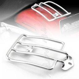 Siège Solo de Moto en Acier Chromé Peint Support de Bagages Electrolux Cadre d'Étagère T1 Adapté à