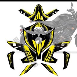 Autocollants de protection de coussin précieux pour Yamaha carénage de moto décalcomanie de genou