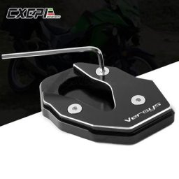 Extension de béquille plaque d'agrandissement du support latéral du pied de moto pour KAWASAKI