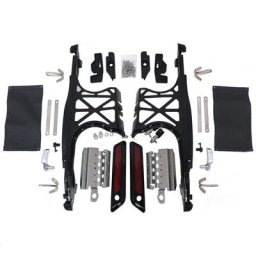 Couvercle de matériel de loquet de sacoche de selle One Touch pour Harley Davidson Touring 2014 –