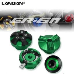 Couvercle de filtre à huile en aluminium pour moteur de moto couvercle de trou de cadre Kawasaki