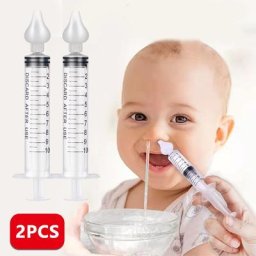 Seringues de Lavage Nasal pour Bébé Nettoyeur Embout d'Irrigateur en Antarctique Tube