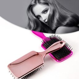 Peigne de massage du cuir chevelu antistatique pour adultes et enfants poignées de brosse à cheveux