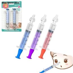 Irrigateur nasal à seringue avec seringues pour bébé nettoyeur nasal sûr pour nourrissons