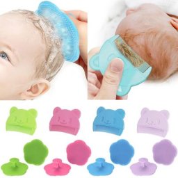 Accessoires de soins pour bébé 2 pièces gros peigne pour bébé bain doux fournitures de nettoyage