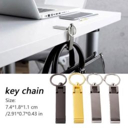 Porte-clé créatif en métal pliable crochet de sac à main support de sac à main coque crochet de