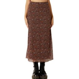 Jupe de plage en maille à imprimé Floral pour femmes taille haute élastique élégante Style de